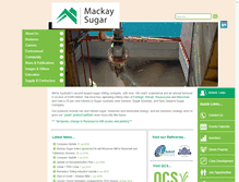 Tablet Screenshot of mackaysugar.com.au